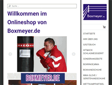 Tablet Screenshot of boxmeyer.de